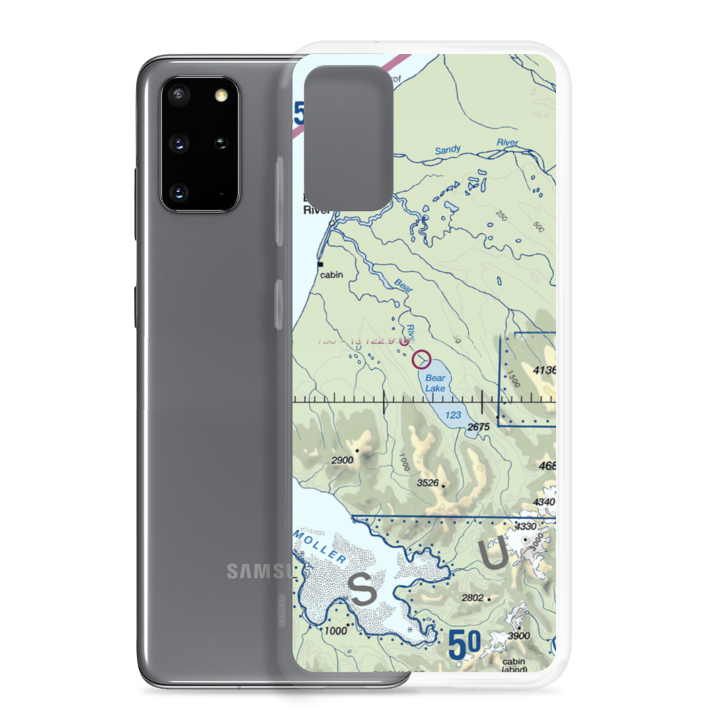 Johnsons Landing Airport (Z52) VFR Sectional Samsung Case Samsung Galaxy S20 Plus model shown