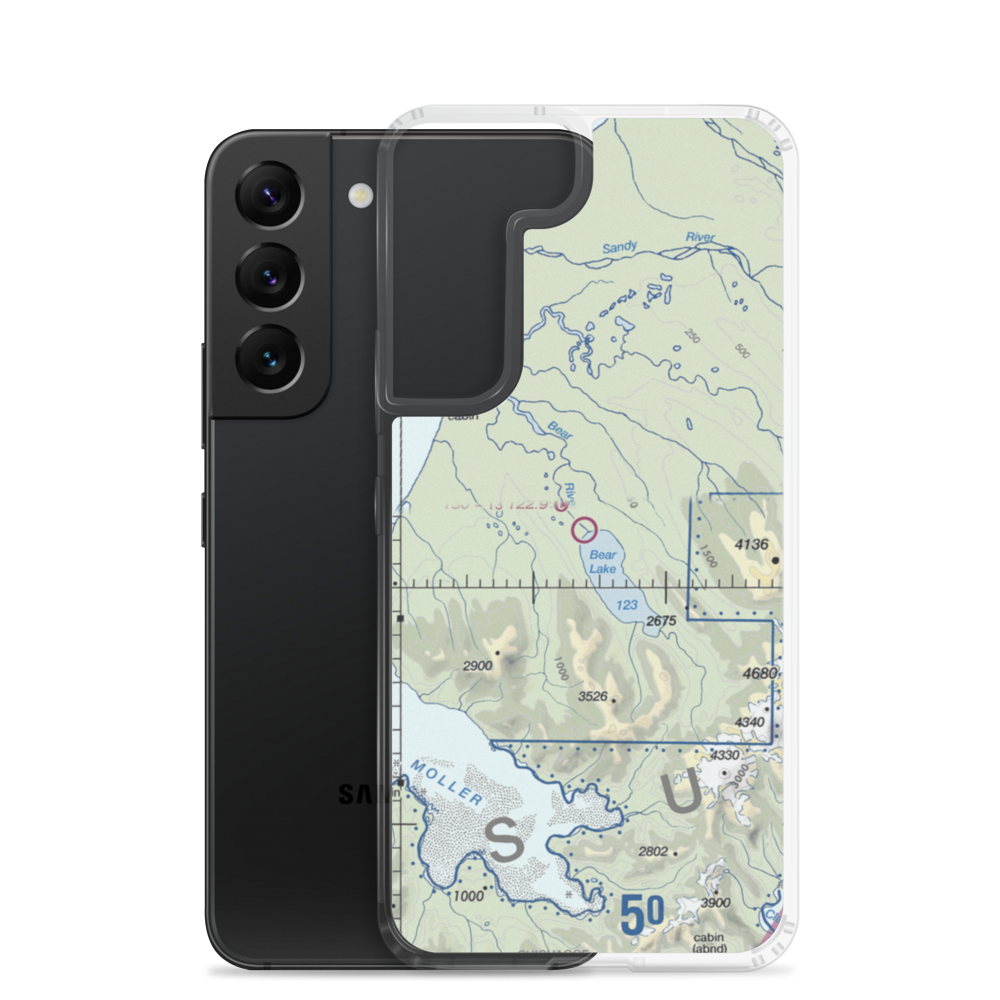 Johnsons Landing Airport (Z52) VFR Sectional Samsung Case Samsung Galaxy S22 model shown
