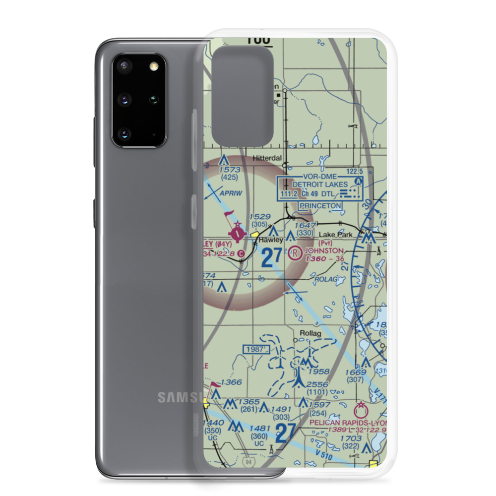 Johnston Airport (MY99) VFR Sectional Samsung Case Samsung Galaxy S20 Plus model shown