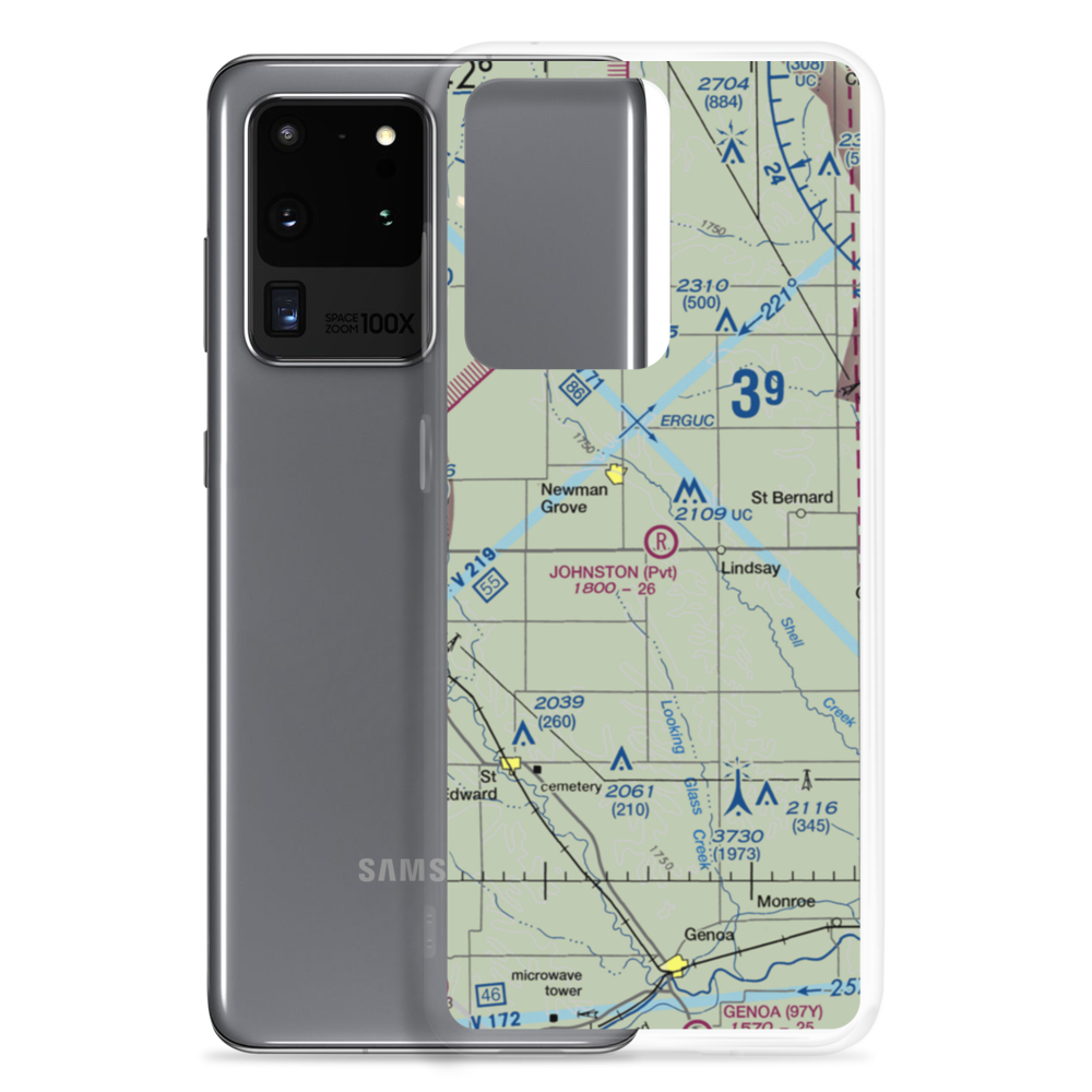 Johnston Field (9NE4) VFR Sectional Samsung Case Samsung Galaxy S20 Ultra model shown