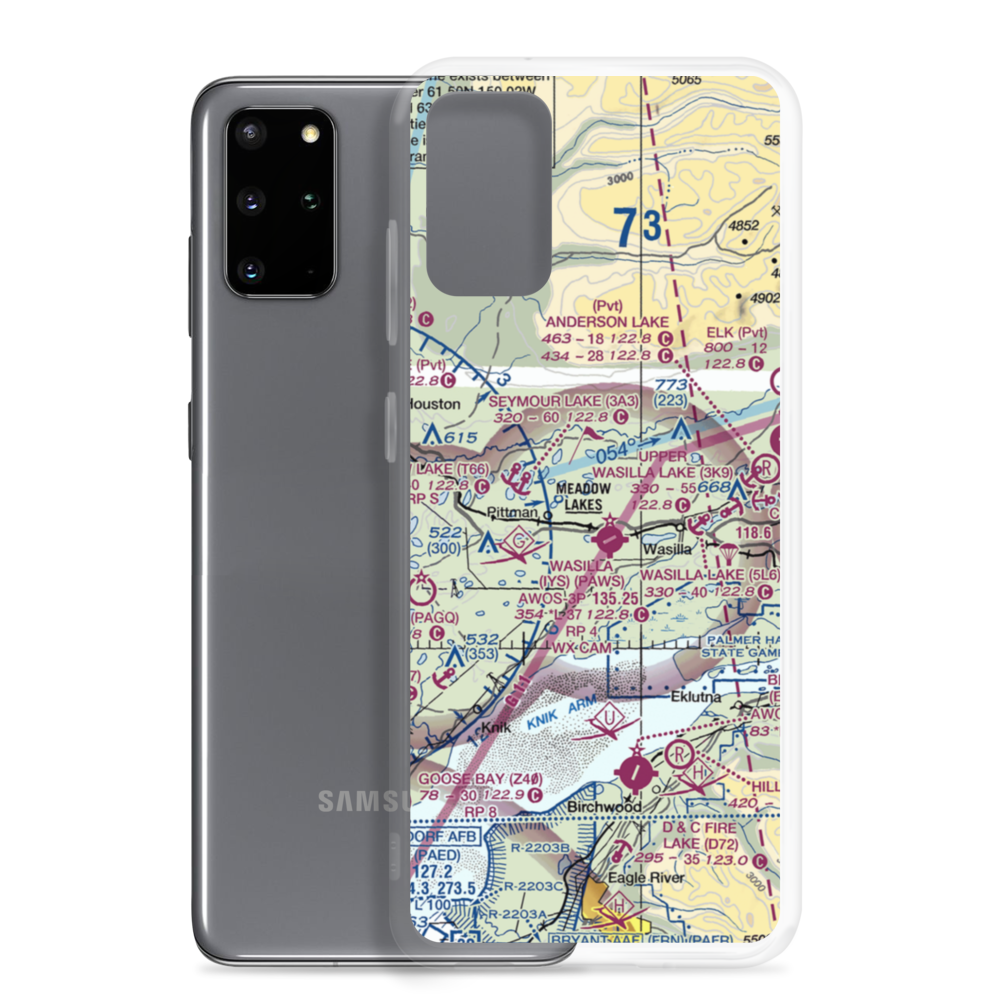 Jolly Field (AK79) VFR Sectional Samsung Case Samsung Galaxy S20 Plus model shown