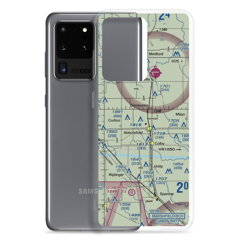 Jones Airport (83WI) VFR Sectional Samsung Case Samsung Galaxy S20 Ultra model shown