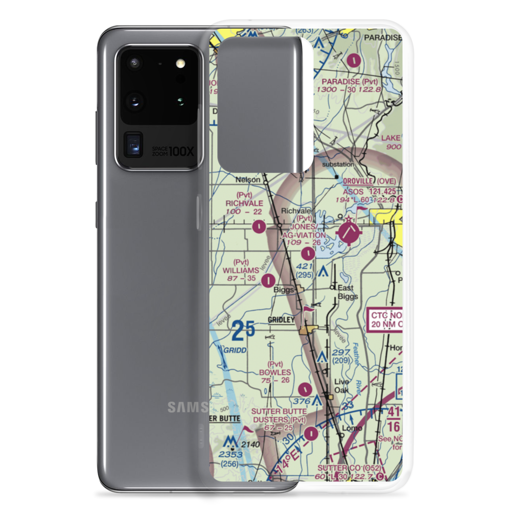 Jones/Ag-Viation Airport (CL23) VFR Sectional Samsung Case Samsung Galaxy S20 Ultra model shown