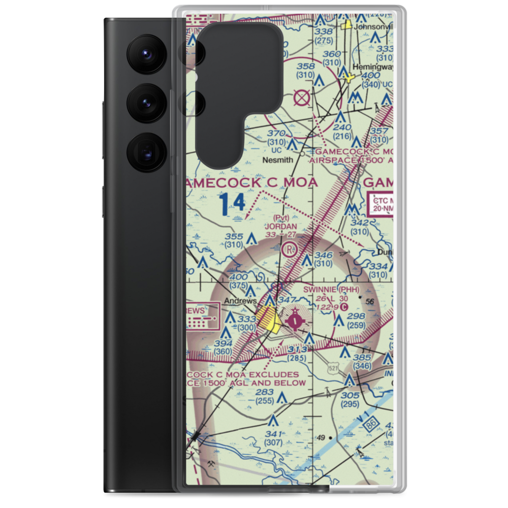 Jordan Airport (SC57) VFR Sectional Samsung Case Samsung Galaxy S22 Ultra model shown
