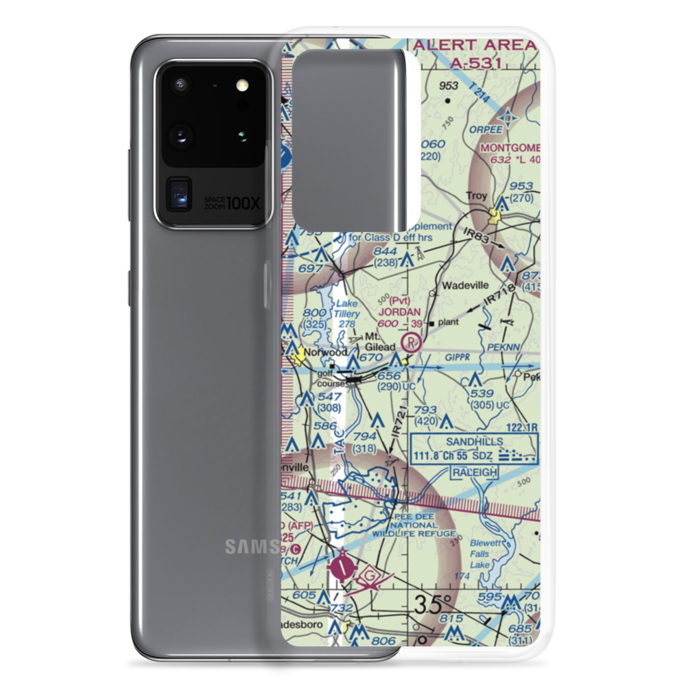 Jordan Field (NR02) VFR Sectional Samsung Case Samsung Galaxy S20 Ultra model shown