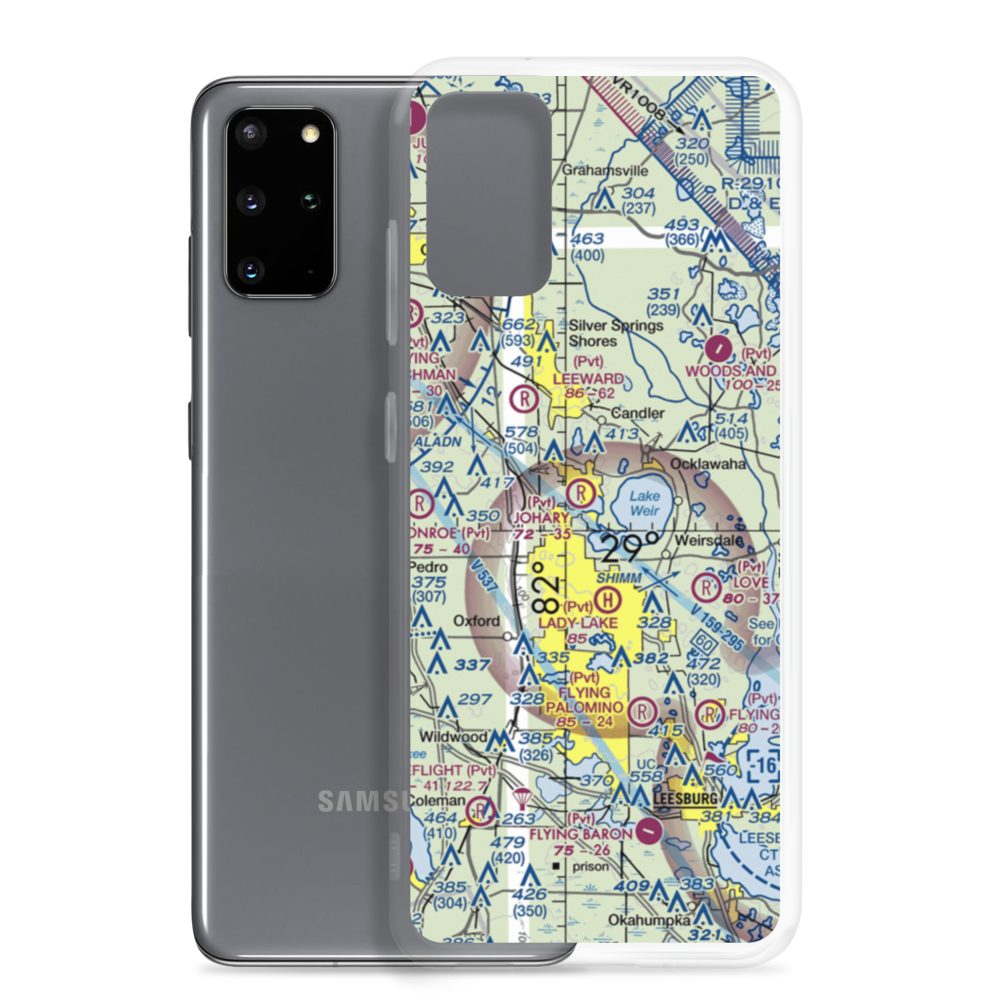Jordan Seaplane Base (FD79) VFR Sectional Samsung Case Samsung Galaxy S20 Plus model shown