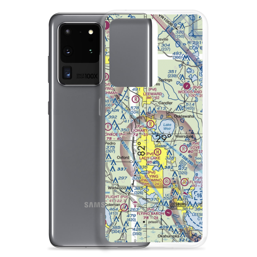 Jordan Seaplane Base (FD79) VFR Sectional Samsung Case Samsung Galaxy S20 Ultra model shown