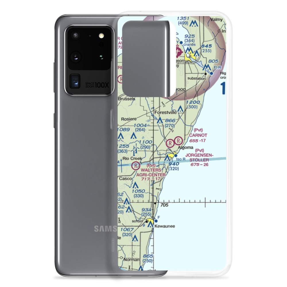 Jorgensen - Stoller Airport (1WI8) VFR Sectional Samsung Case Samsung Galaxy S20 Ultra model shown