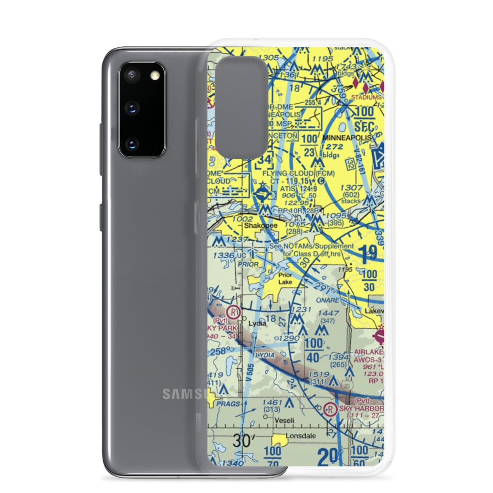 Jorgensen's Landing Seaplane Base (MY34) VFR Sectional Samsung Case Samsung Galaxy S20 model shown