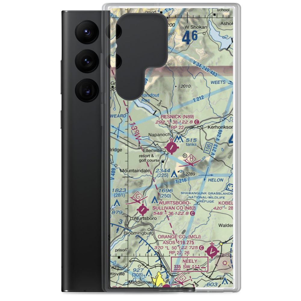 Joseph Y Resnick Airport (N89) VFR Sectional Samsung Case Samsung Galaxy S22 Ultra model shown
