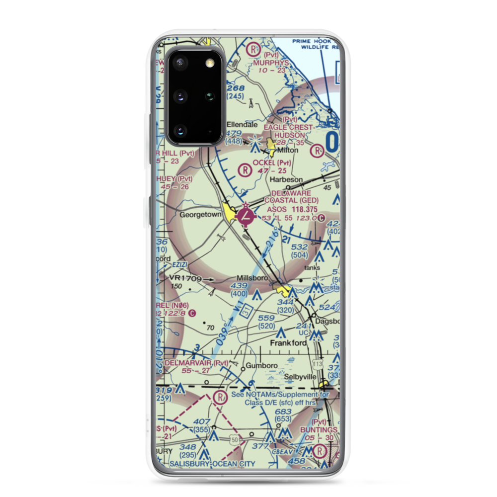 Josephs Airport (DE49) VFR Sectional Samsung Case Samsung Galaxy S20 Plus model shown
