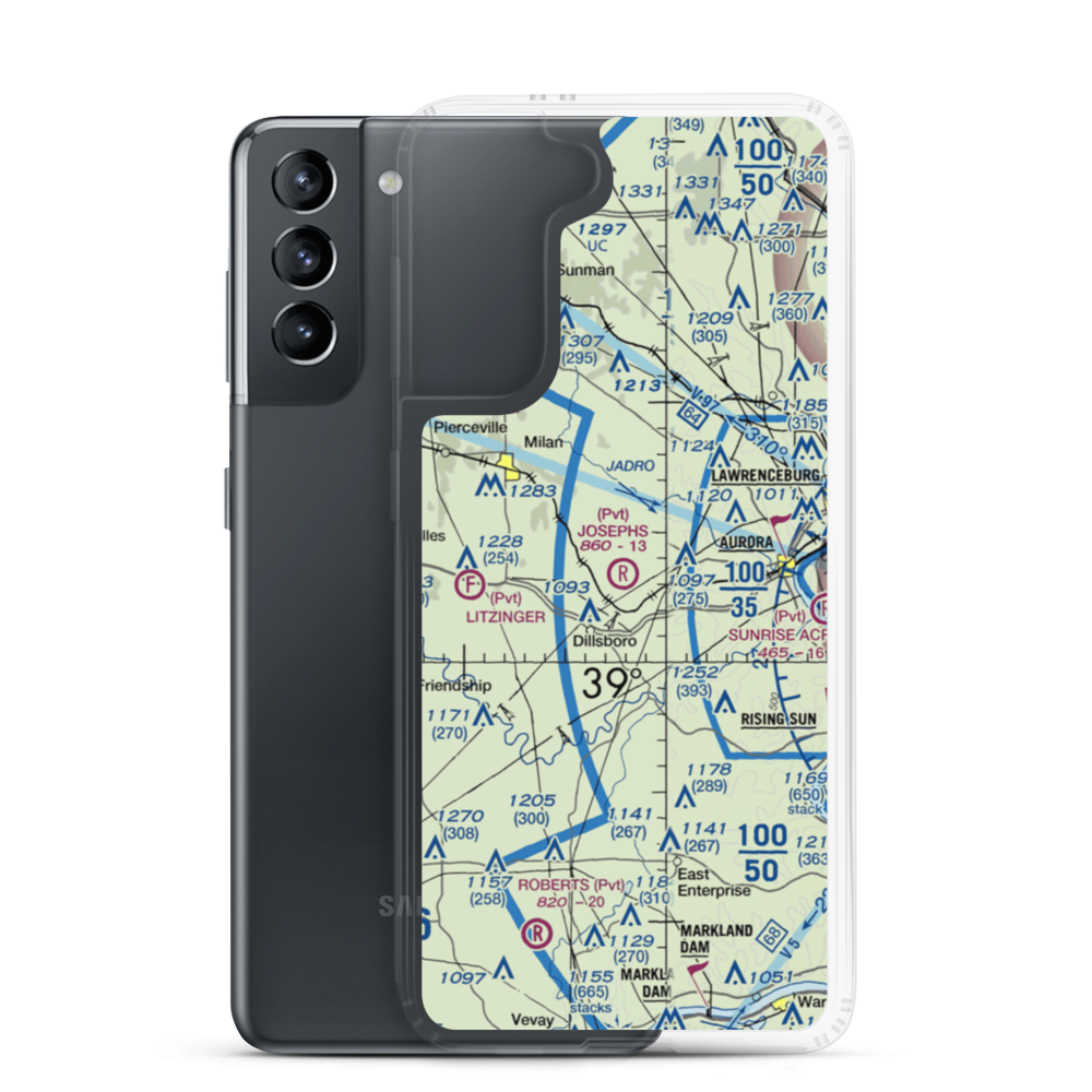 Josephs Field (IG07) VFR Sectional Samsung Case Samsung Galaxy S21 model shown