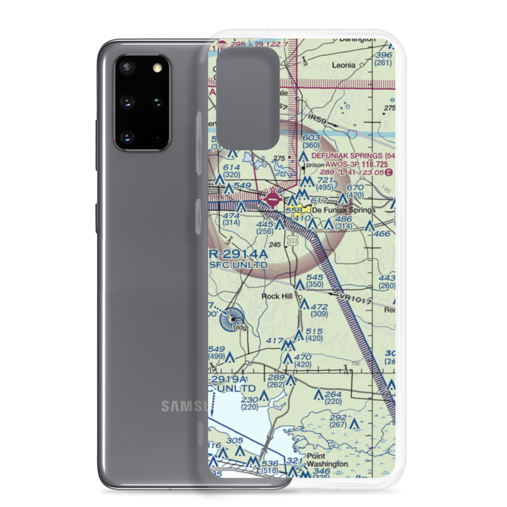 Joy Farms Airport (0FD9) VFR Sectional Samsung Case Samsung Galaxy S20 Plus model shown