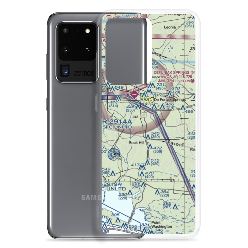 Joy Farms Airport (0FD9) VFR Sectional Samsung Case Samsung Galaxy S20 Ultra model shown