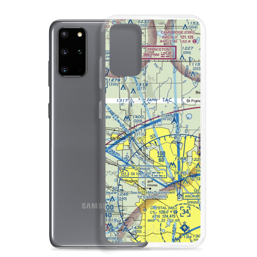 Joyner Airport (US-0052) VFR Sectional Samsung Case Samsung Galaxy S20 Plus model shown