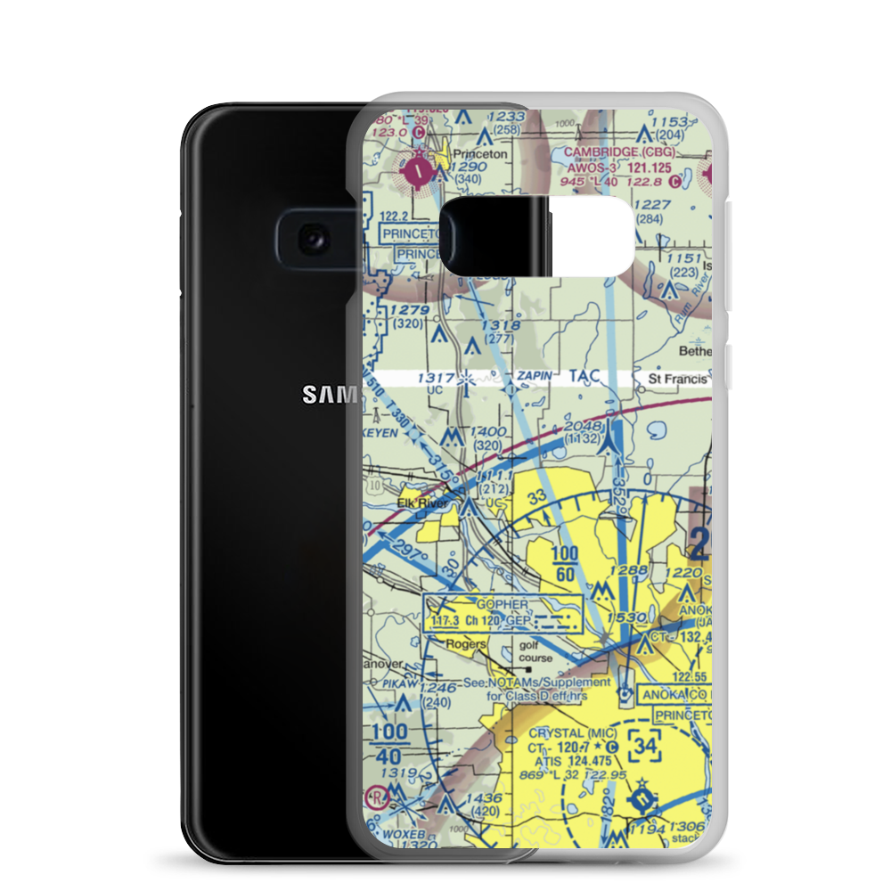 Joyner Airport (US-0052) VFR Sectional Samsung Case Samsung Galaxy S10e model shown