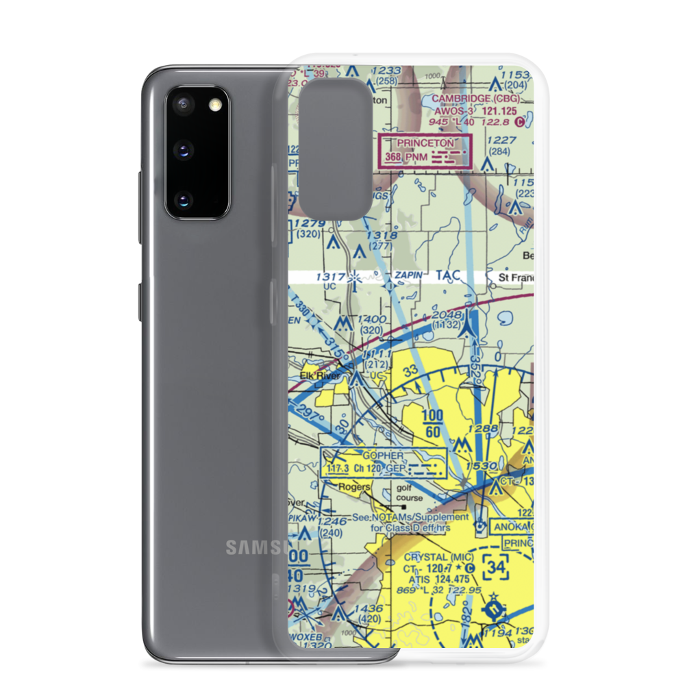 Joyner Airport (US-0052) VFR Sectional Samsung Case Samsung Galaxy S20 model shown