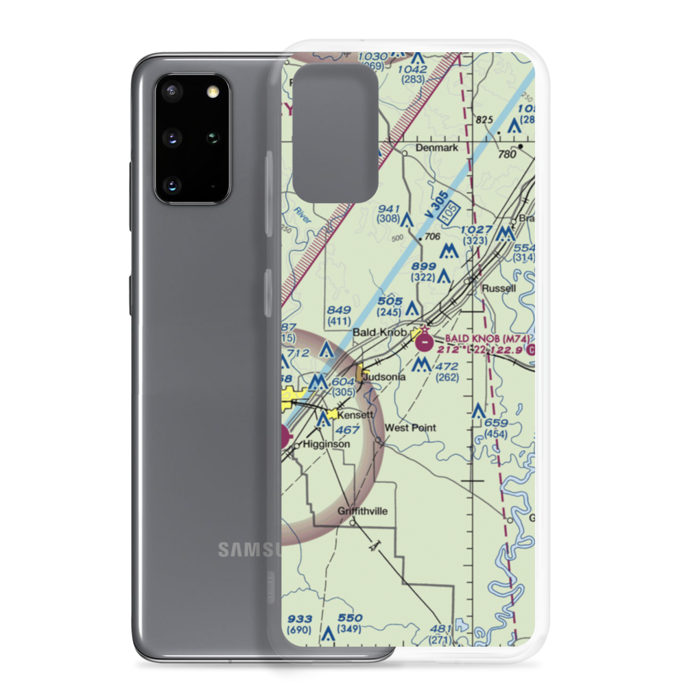 Jps Field (JPS) VFR Sectional Samsung Case Samsung Galaxy S20 Plus model shown