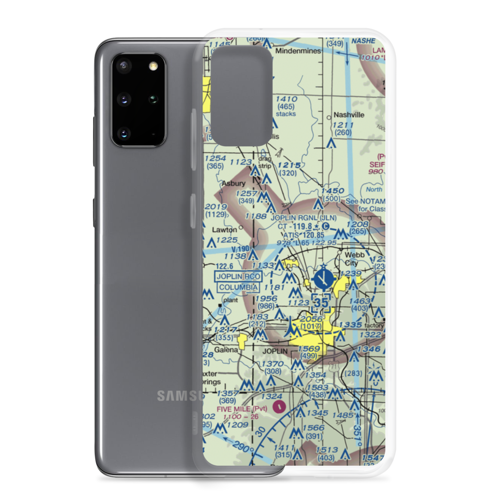 Jta Asbell Field (MO22) VFR Sectional Samsung Case Samsung Galaxy S20 Plus model shown