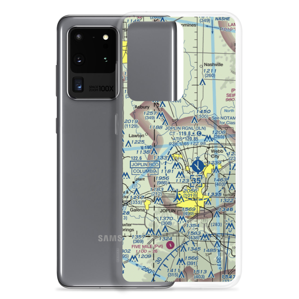 Jta Asbell Field (MO22) VFR Sectional Samsung Case Samsung Galaxy S20 Ultra model shown