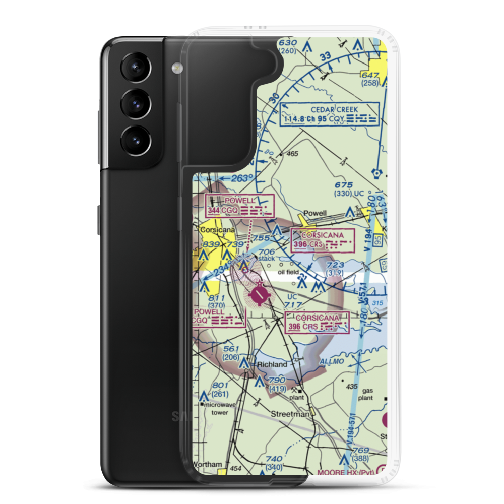 Jtj Ranch Airport (6TX6) VFR Sectional Samsung Case Samsung Galaxy S21 Plus model shown
