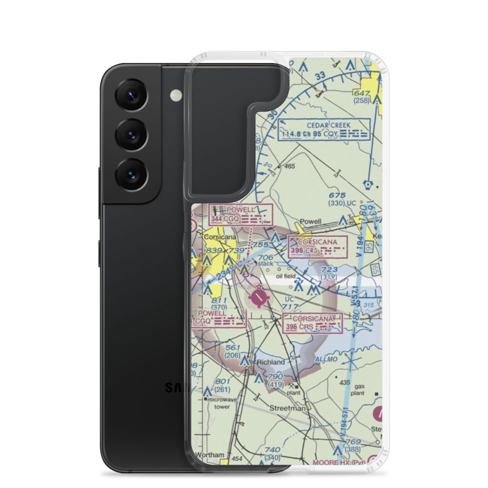 Jtj Ranch Airport (6TX6) VFR Sectional Samsung Case Samsung Galaxy S22 model shown