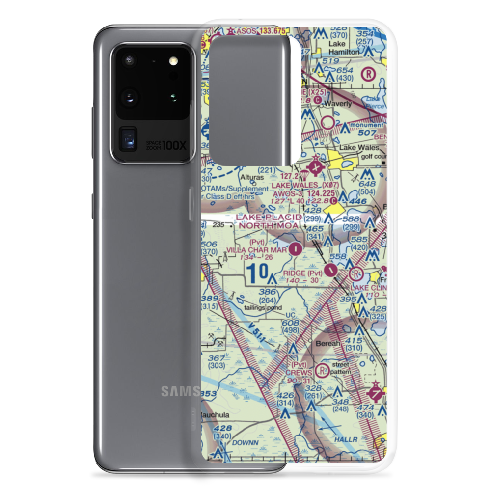 Jubilee Acres Airport (FD10) VFR Sectional Samsung Case Samsung Galaxy S20 Ultra model shown