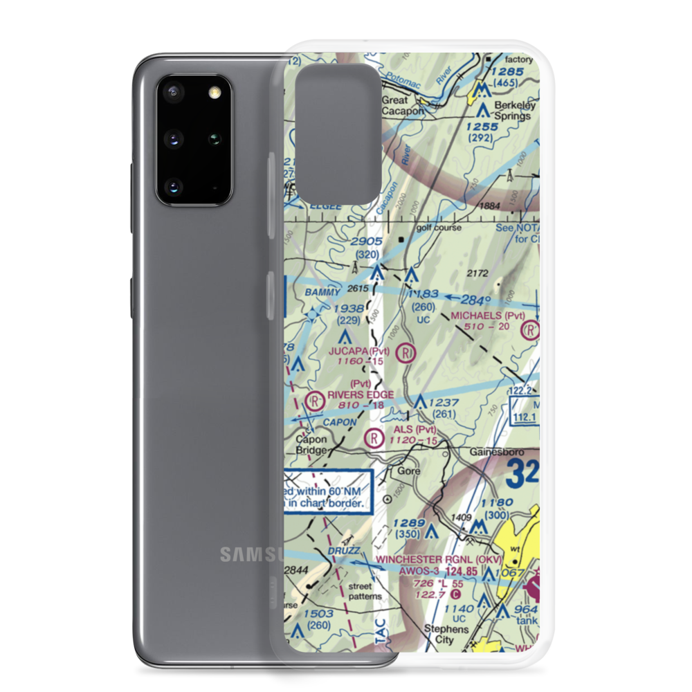 Jucapa Farms Airport (9VG9) VFR Sectional Samsung Case Samsung Galaxy S20 Plus model shown