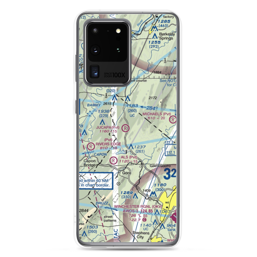Jucapa Farms Airport (9VG9) VFR Sectional Samsung Case Samsung Galaxy S20 Ultra model shown