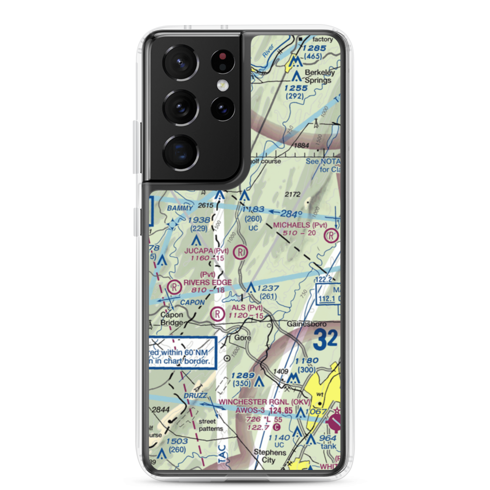 Jucapa Farms Airport (9VG9) VFR Sectional Samsung Case Samsung Galaxy S21 Ultra model shown