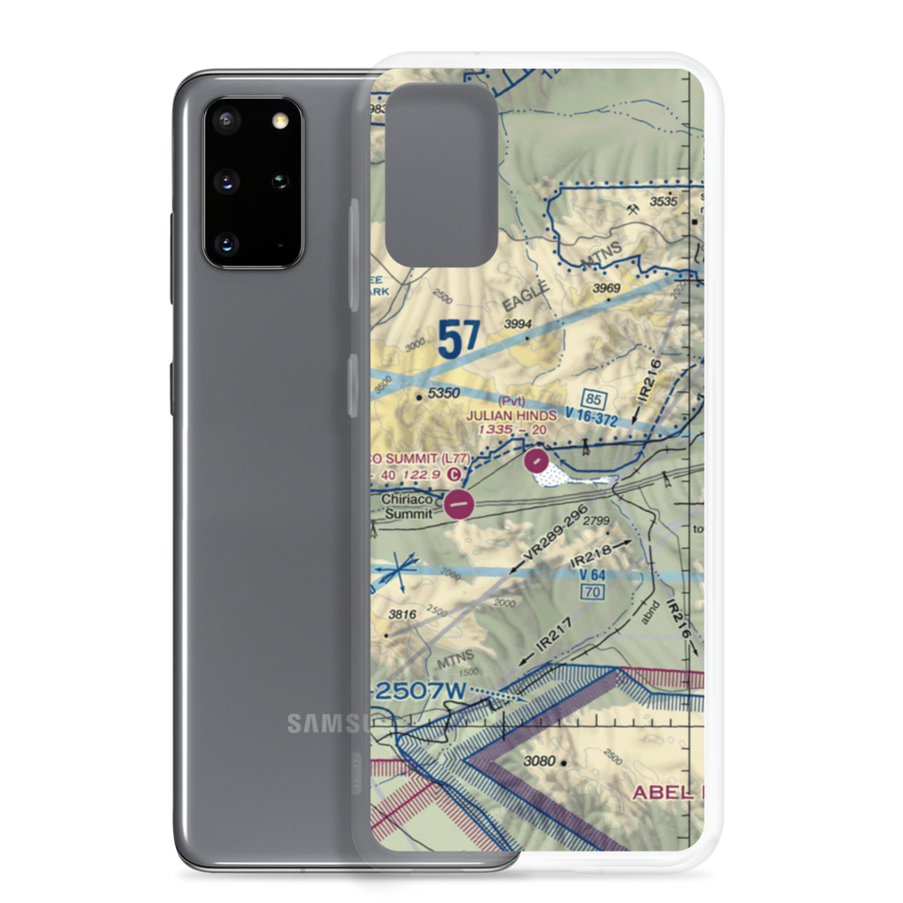 Julian Hinds Pump Plant Airstrip (73CL) VFR Sectional Samsung Case Samsung Galaxy S20 Plus model shown