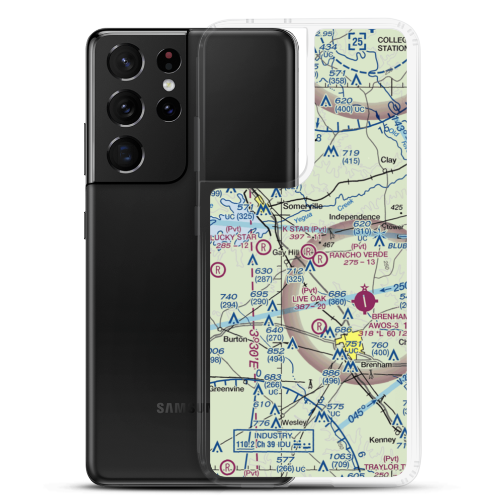 K Star Ranch Airport (49TE) VFR Sectional Samsung Case Samsung Galaxy S21 Ultra model shown