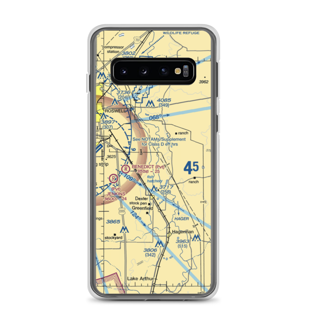 K-D Field (NM03) VFR Sectional Samsung Case Samsung Galaxy S10 model shown