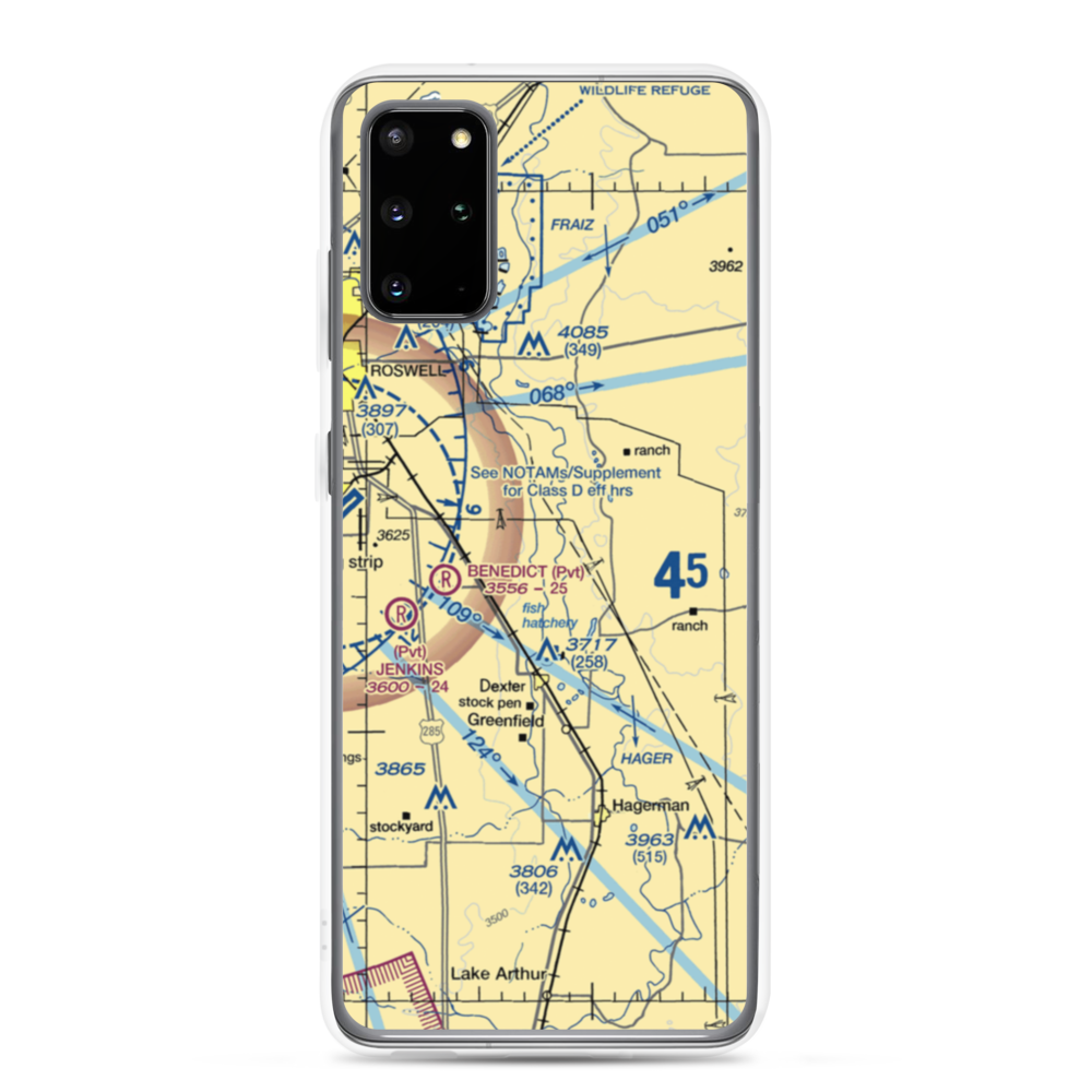 K-D Field (NM03) VFR Sectional Samsung Case Samsung Galaxy S20 Plus model shown