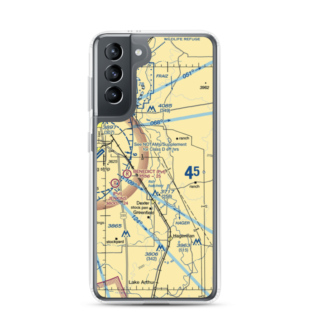 K-D Field (NM03) VFR Sectional Samsung Case Samsung Galaxy S21 model shown