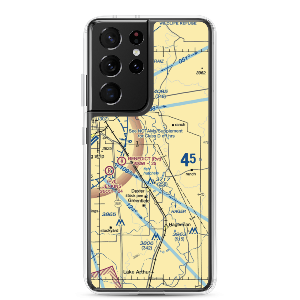 K-D Field (NM03) VFR Sectional Samsung Case Samsung Galaxy S21 Ultra model shown