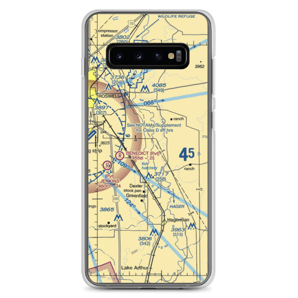 K-D Field (NM03) VFR Sectional Samsung Case Samsung Galaxy S10+ model shown