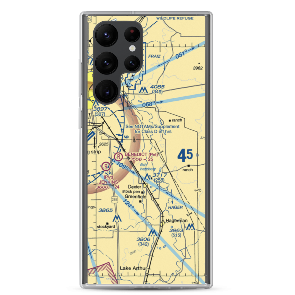 K-D Field (NM03) VFR Sectional Samsung Case Samsung Galaxy S22 Ultra model shown