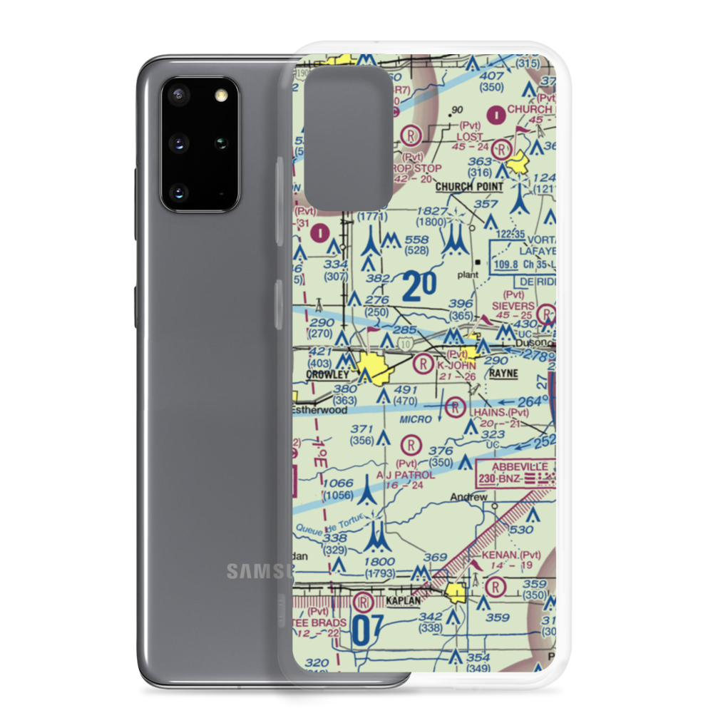 K-John Airport (20LS) VFR Sectional Samsung Case Samsung Galaxy S20 Plus model shown