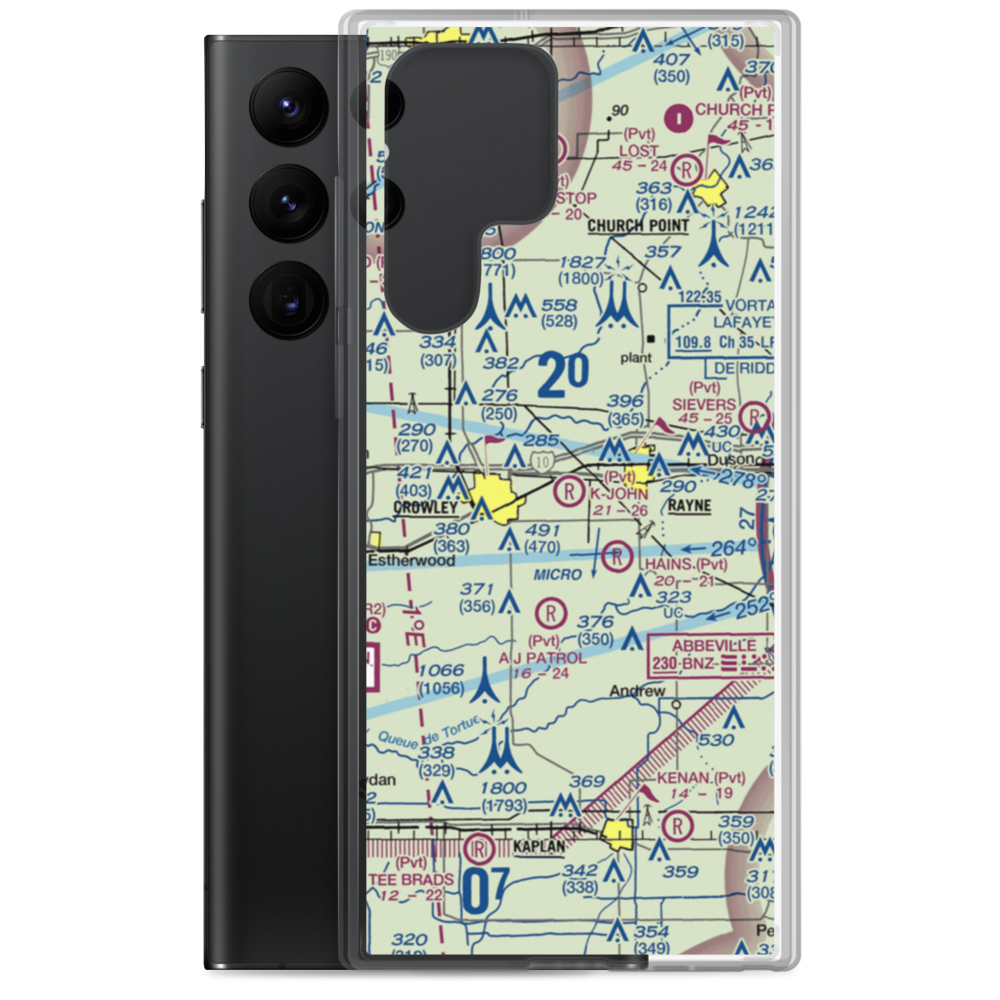 K-John Airport (20LS) VFR Sectional Samsung Case Samsung Galaxy S22 Ultra model shown