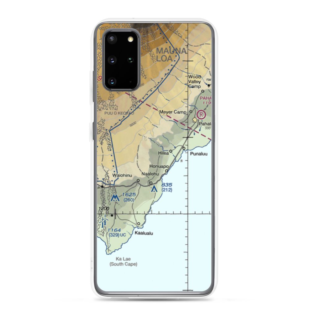 Kaalaiki Airstrip (HI25) VFR Sectional Samsung Case Samsung Galaxy S20 Plus model shown