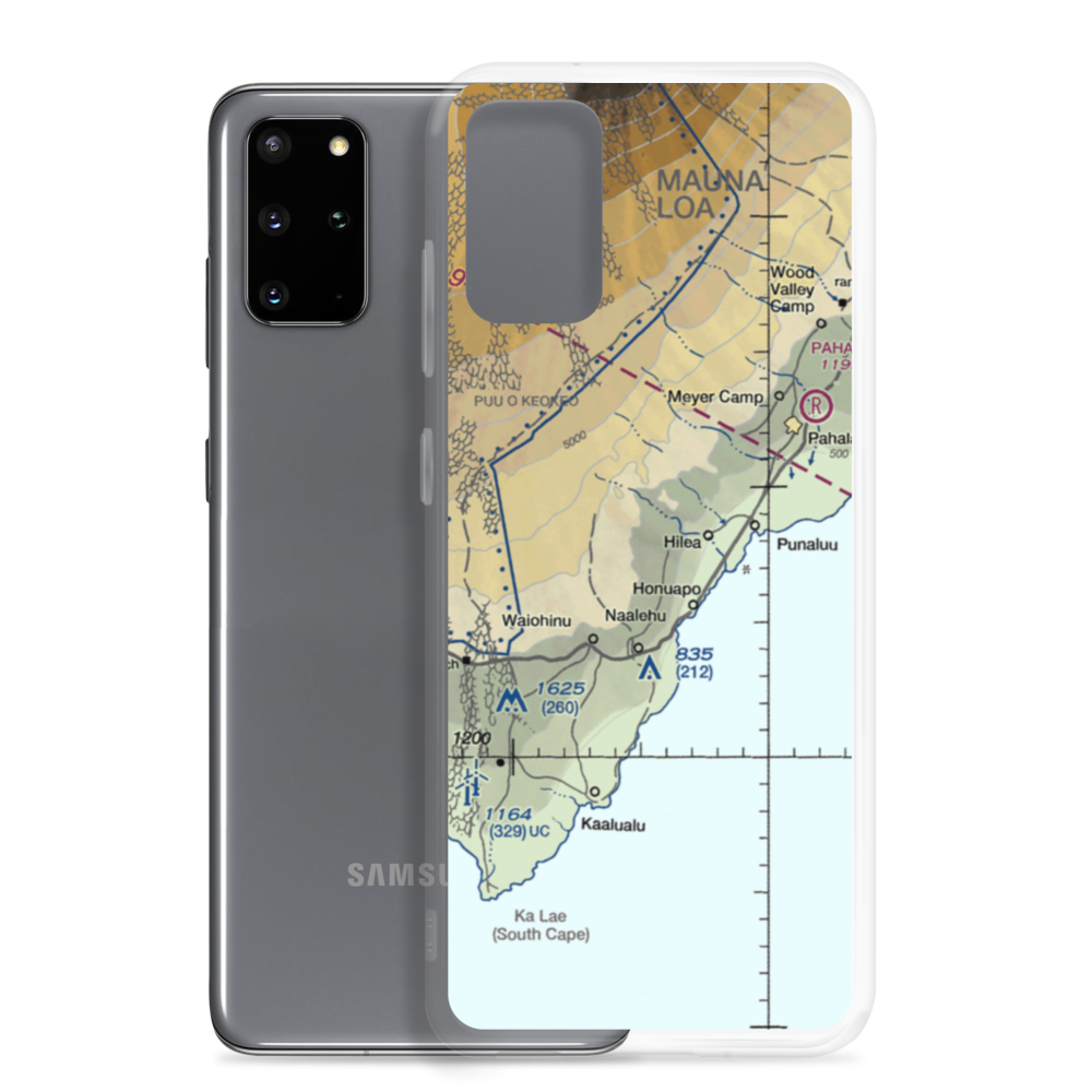 Kaalaiki Airstrip (HI25) VFR Sectional Samsung Case Samsung Galaxy S20 Plus model shown