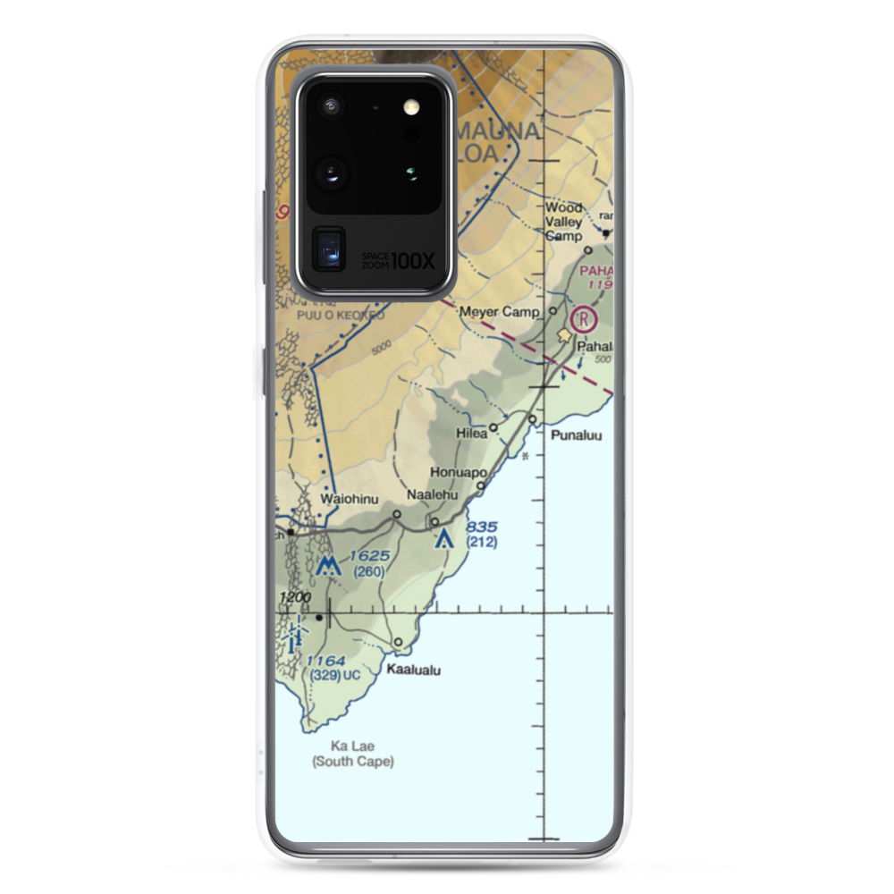 Kaalaiki Airstrip (HI25) VFR Sectional Samsung Case Samsung Galaxy S20 Ultra model shown