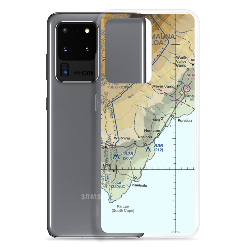 Kaalaiki Airstrip (HI25) VFR Sectional Samsung Case Samsung Galaxy S20 Ultra model shown