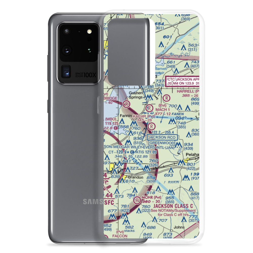 Kaehr Airport (6MS6) VFR Sectional Samsung Case Samsung Galaxy S20 Ultra model shown