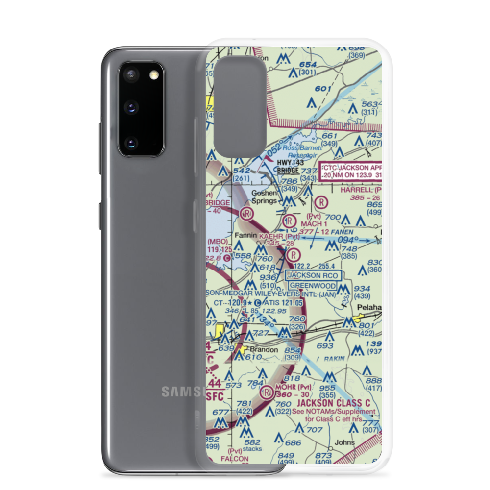 Kaehr Airport (6MS6) VFR Sectional Samsung Case Samsung Galaxy S20 model shown
