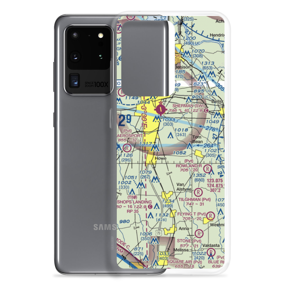 Kahuna Bay Airport (1TE8) VFR Sectional Samsung Case Samsung Galaxy S20 Ultra model shown