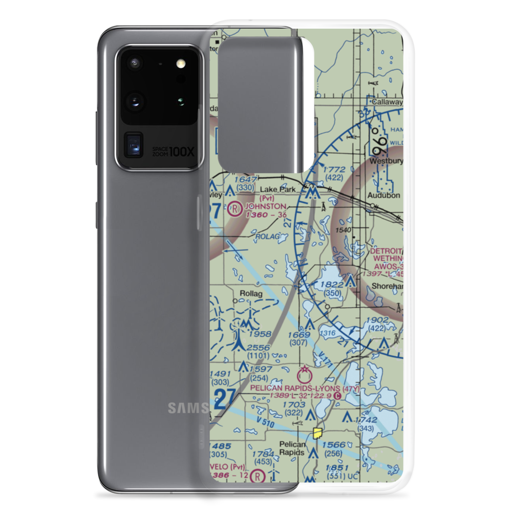 Kaiser's Airstrip (MY29) VFR Sectional Samsung Case Samsung Galaxy S20 Ultra model shown