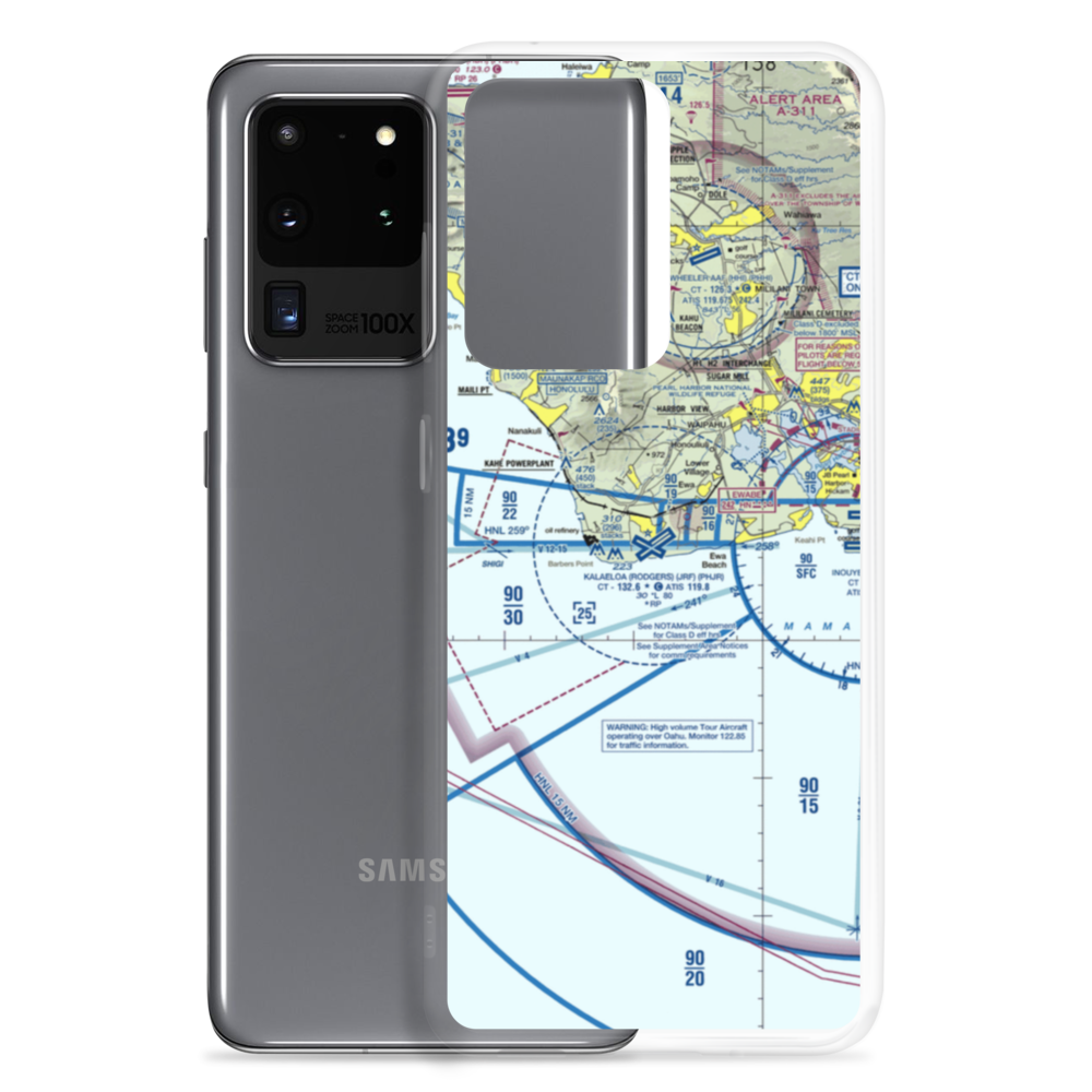 Kalaeloa Airport (JRF) VFR Sectional Samsung Case Samsung Galaxy S20 Ultra model shown