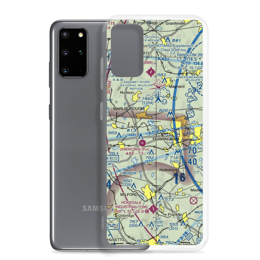 Kallander Field (09MA) VFR Sectional Samsung Case Samsung Galaxy S20 Plus model shown